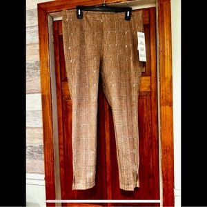 Zac & Rachel Brown Houndstooth Pants